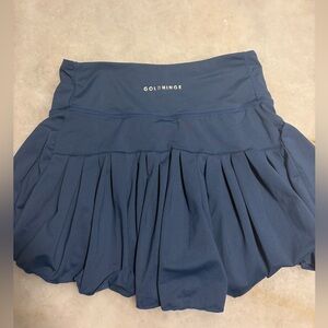 Gold hinge Women's Navy Skirt